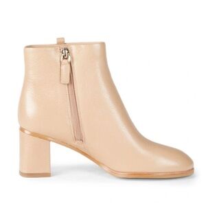 Kate Spade Uptown Leather Booties in color Light Fawn